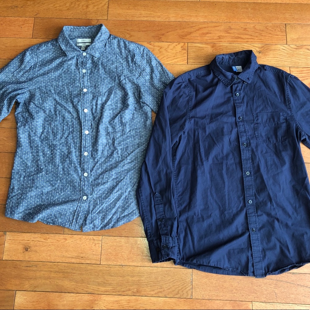 2 button down shirts